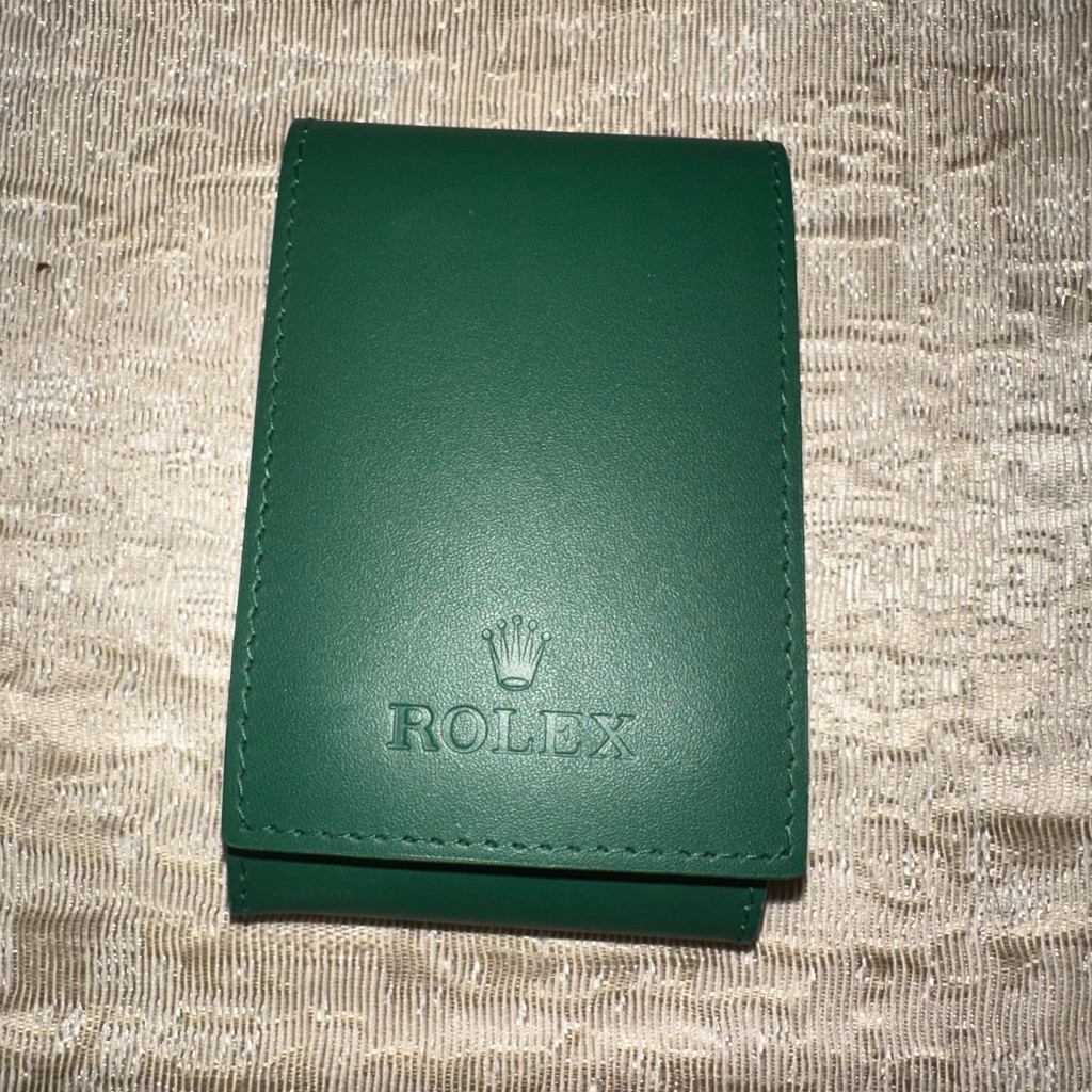 Rolex Green Leather Watch Pouch